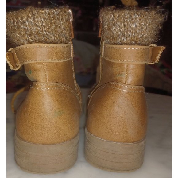 There About Girls Ankle Boots Piper Tan Size 4M TH Lilly - Picture 3 of 4